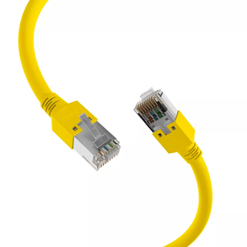 EFB Elektronik RJ45-patchkabel Cat.5e SF/UTP LSZH Draka UC300 TM11 geel 15 m