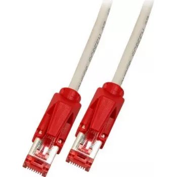 EFB-Elektronik RJ45-patchkabel Cat.6 S/FTP LSZH Draka UC900 TM21 rood crossover grijs 10 m