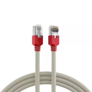 EFB Elektronik RJ45-patchkabel Cat.5e F/UTP LSZH Draka UC300 TM11rt crossover grijs 0,5 m