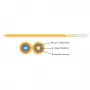 EFB Electronics I-V(ZN)H 2G50/125 OM3 zipcord 2,8x5,7mm aqua