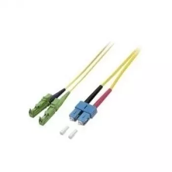 EFB Elektronik glasvezel-patchkabel E2000/APC naar SC singlemode OS2 9/125µm 15m geel