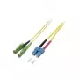 EFB Elektronik glasvezel-patchkabel E2000/APC naar SC singlemode OS2 9/125µm 15m geel