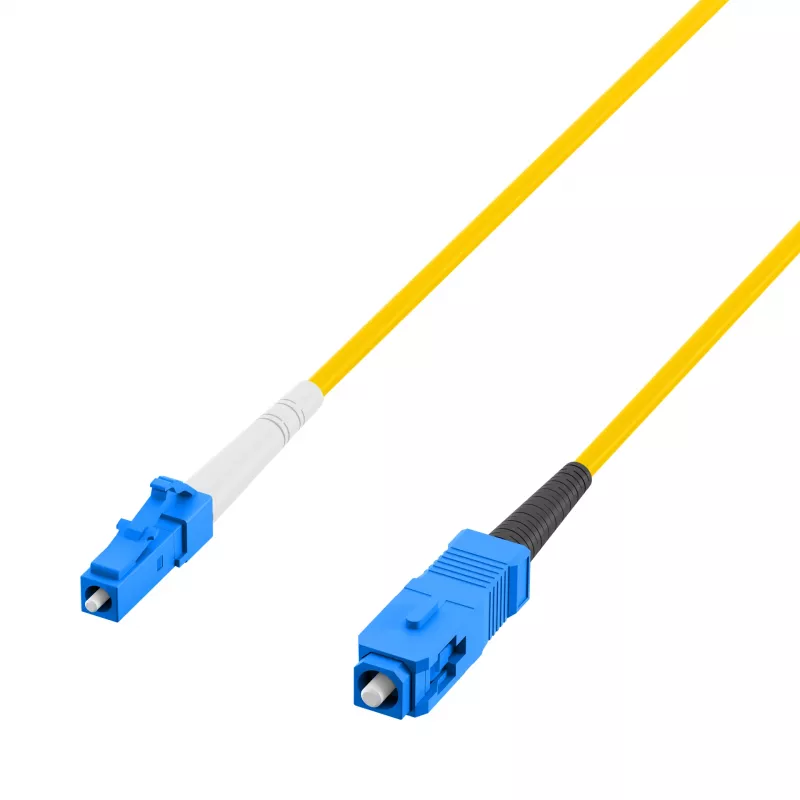 EFB-Elektronik simplex glasvezel-patchkabel LC-SC G657.A2 0,5m 2,0mm geel 9/125µm