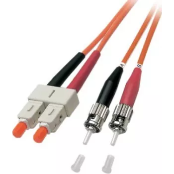 EFB-Elektronik ECOFIBER duplex jumper SC-ST 62.5/125 µm OM1 LSZH oranje 3,0 mm 3 m