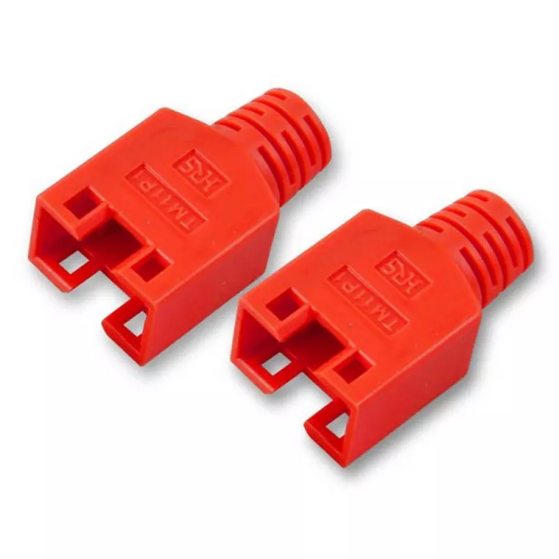 EFB Elektronik trekontlastingshulzen - netwerkkabelhulzen - rood (100-pack)