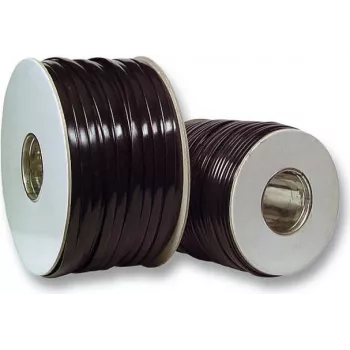 EFB Elektronik modulaire platte kabel 10-aderig zwart, rol 100 m