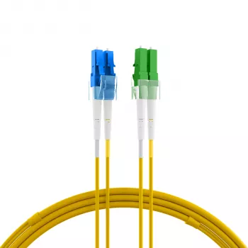 EFB Elektronik Glasvezel-patchkabel LC/APC Singlemode OS2 20 m geel