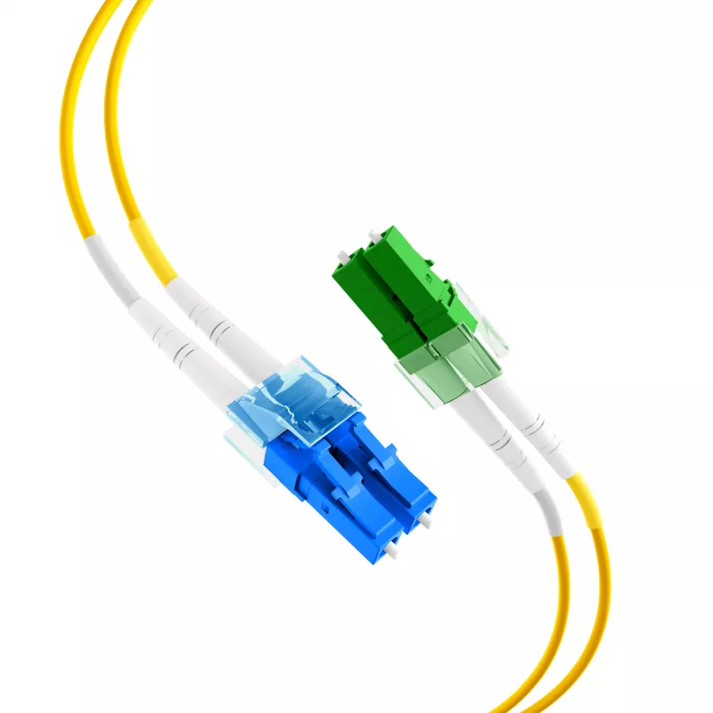 EFB Elektronik Glasvezel-patchkabel LC/APC Singlemode OS2 20 m geel