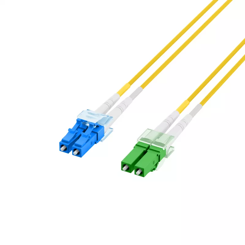EFB Elektronik Glasvezel-patchkabel LC/APC Singlemode OS2 20 m geel