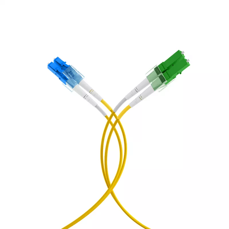 EFB Elektronik Glasvezel-patchkabel LC/APC Singlemode OS2 20 m geel