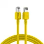 EFB Elektronik DCK1001GE.0,5 LED-patchkabel RJ45 Cat.6A S/FTP FRNC, geel