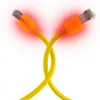 EFB Elektronik DCK1001GE.0,5 LED-patchkabel RJ45 Cat.6A S/FTP FRNC, geel