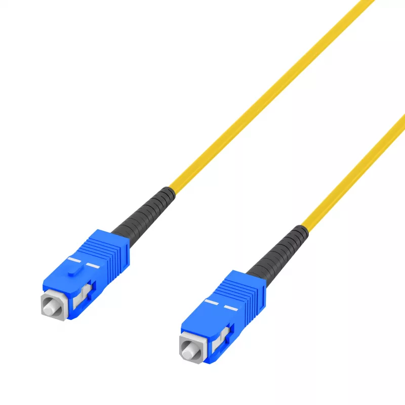 EFB Elektronik Simplex LWL patchkabel SC-SC OS2 G657.A2 15m 3,0mm geel 9/125µm