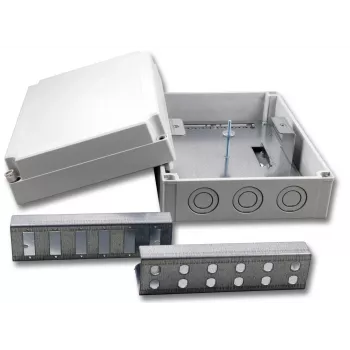 EFB Elektronik Glasvezel-verdeelbox - RAL 7035 - 12x SC-duplex OM4