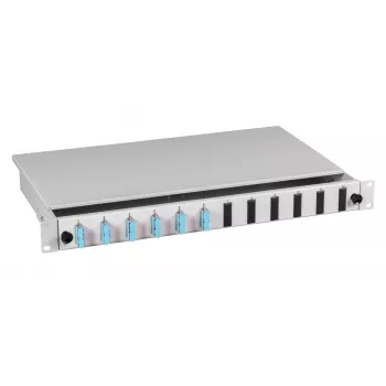 EFB Electronics Lasbox SC 50/125µm OM4 niet uitbreidbaar 12 pigtails/6 koppelingen