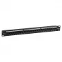 EFB-Elektronik ECOLAN Patch Panel UTP 24xRJ45 Cat.6 19 inch 1U RAL9005 zwart