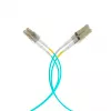 EFB Elektronik Duplex Jumper LC-LC 50/125µm OM3 LSZH aqua 2.0mm 35m