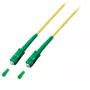 EFB Elektronik simplex jumper SC/APC-SC/APC 9/125µm OS2 LSZH geel 3,0mm 20m