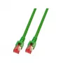 EFB Elektronik Cat.6A S/FTP patchkabel RJ45 stekker naar RJ45 stekker 0,5m grijs LSZH