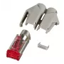 EFB RJ45-Hirose connector STP, TM21 grijs, 100 stuks, 3 elementen, Cat. 6