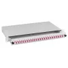 EFB lasbox LC 9/125µm OS2 lade 1U 48 pigtails voorgemonteerd 24 duplex-koppelingen