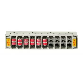 EFB Elektronik LSA overspanningsbeveiligingsmagazijn FailSafe 2/10 met 20 posities 8x6 230V