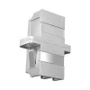 EFB Elektronik LC duplex multimode glasvezelkoppeling, metalen behuizing, keramische ferrule, SC paneeluitsparing, 4-voudige stofkappen