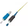 EFB Elektronik veldmonteerbare SC-connector OM2 zwart
