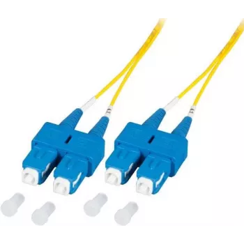 EFB Elektronik O2513.5-1.2 glasvezel-patchkabel 5 m SC duplex OS2 geel