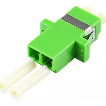EFB Electronics LC duplex OM5 glasvezelkoppeling, limoengroen, keramische huls, SC simplex behuizing