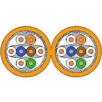 EFB Elektronik INFRALAN Cat.7 1000 AWG23 S/FTP 2x4P CPR Eca oranje installatiekabel 500m