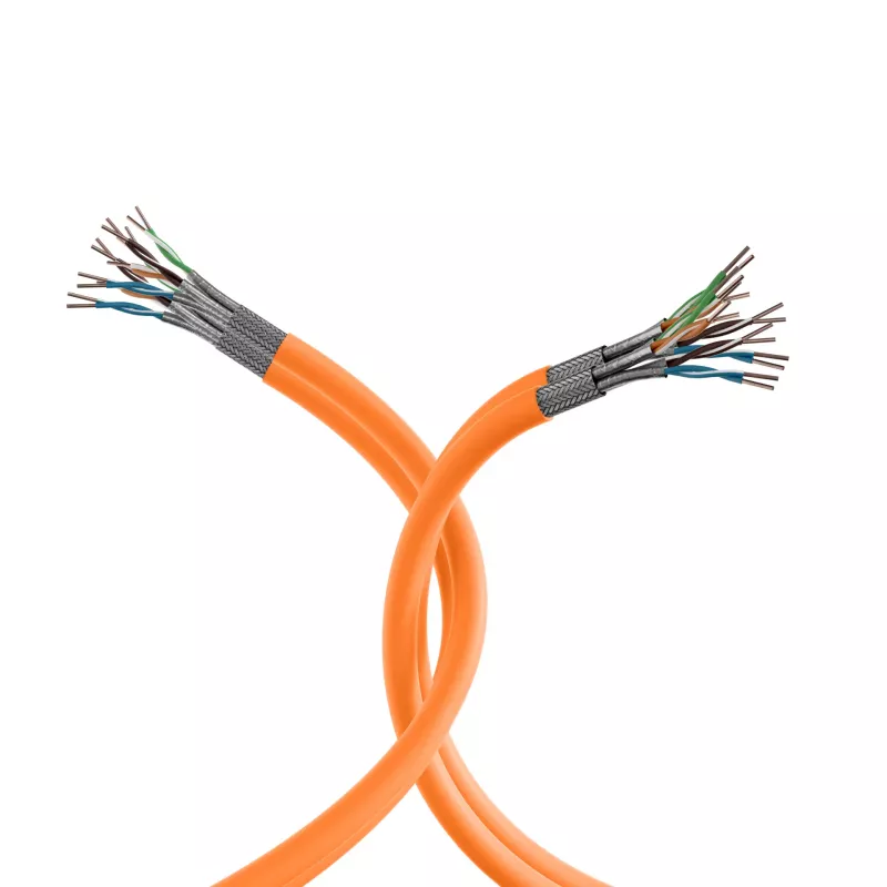 EFB Elektronik MK7100DX.500-CPR Cat7a S/FTP LSZH datakabel 500 m oranje
