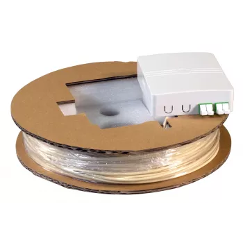 EFB Elektronik FTTX compact box voorgemonteerd, 2xLC/APC duplex, G.657.A2, 10m