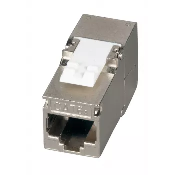 EFB Elektronik RJ45 Keystone Slimline Cat.6A zilver STP PVP Component 12-pack - Power over Ethernet - RJ-45