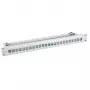 EFB Elektronik 19-inch 24-poorts 1U leeg patchpaneel voor Keystone-modules, RAL7035 (lichtgrijs)