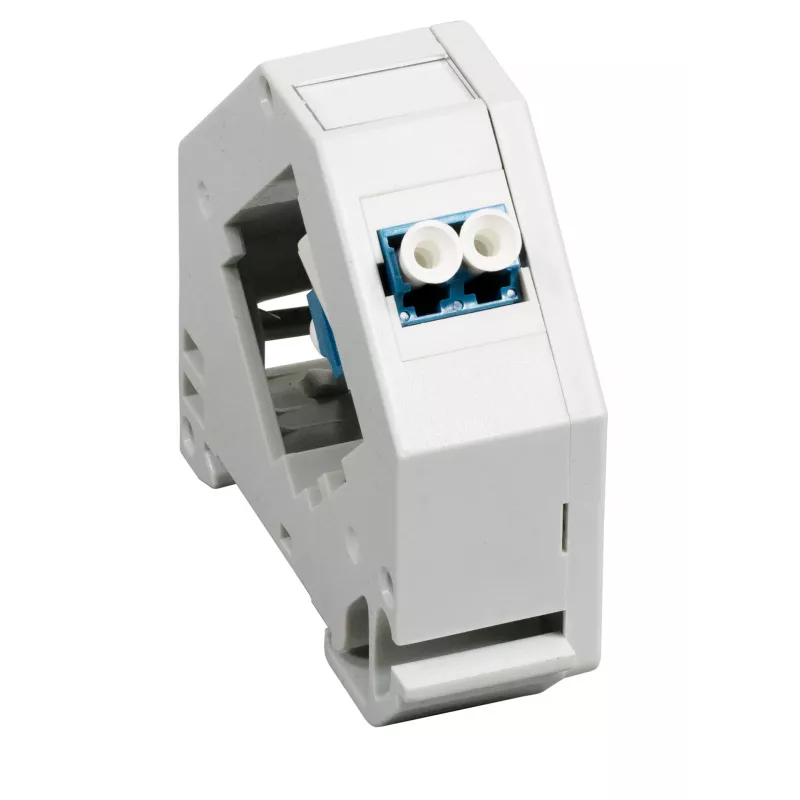 EFB DIN-railadapter voor LC/APC Singlemode, 2 poorten