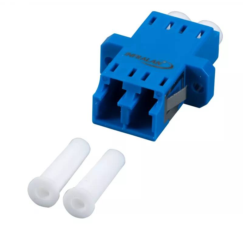 EFB Elektronik LC-Duplex OM3 kunststof aqua behuizing one-piece SC-Simplex koppeling