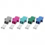 EFB Electronics LC-Duplex OM4 kunststof koppeling, paarse behuizing, one-piece, SC-Simplex