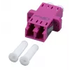 EFB Electronics LC-Duplex OM4 kunststof koppeling, paarse behuizing, one-piece, SC-Simplex