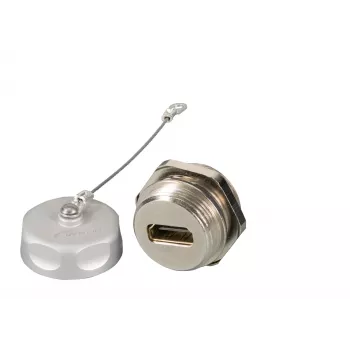 EFB Elektronik HDMI IP67 doorvoerkoppeling Type A bus / Type A bus