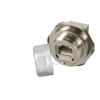 EFB Elektronik RJ45 Cat.6A IP67 doorvoerkoppeling, bus/bus, M25, service-poort (IP67DFKRJ45FLHS)
