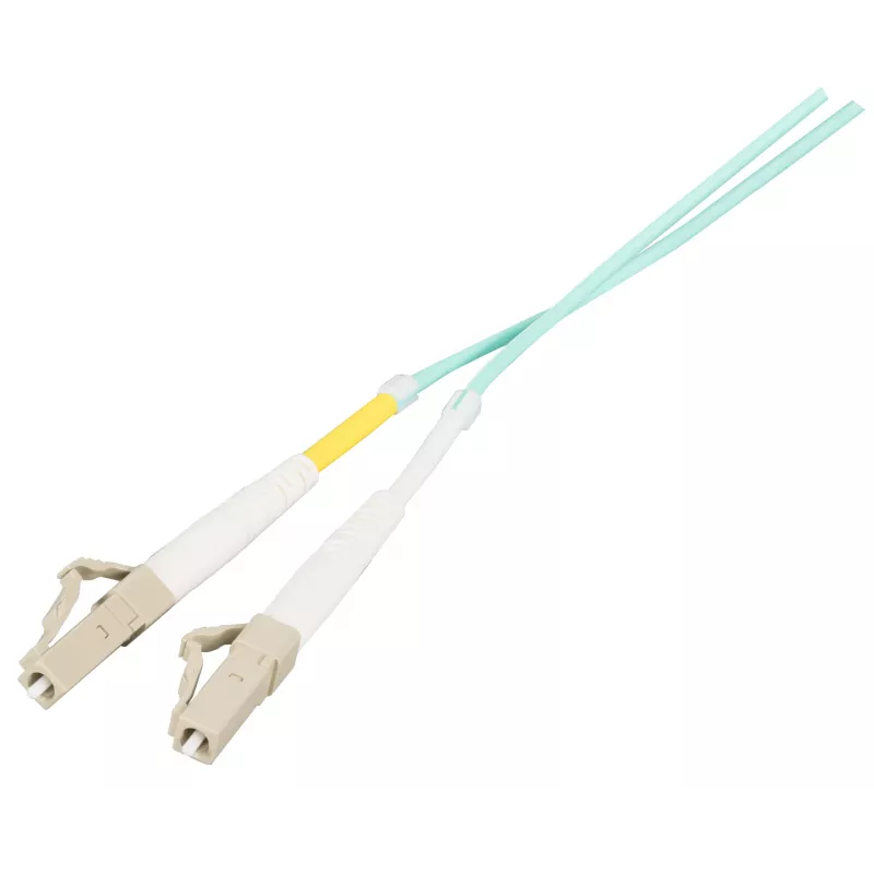 EFB Elektronik IP67 kabelwartel M25 LC-Duplex stekker naar LC-Duplex stekker OM3 5m