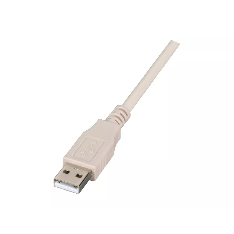 EFB IP67 USB 2.0 kabelwartel M20, USB Type-A stekker naar USB Type-A stekker, 1,0 m, zilver/zwart
