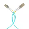 EFB Elektronik IPL-DF-LCULCU-3-0050 glasvezel-patchkabel, 0,5 m, OM3, LC/UPC naar LC/UPC, duplex, LSZH, aqua
