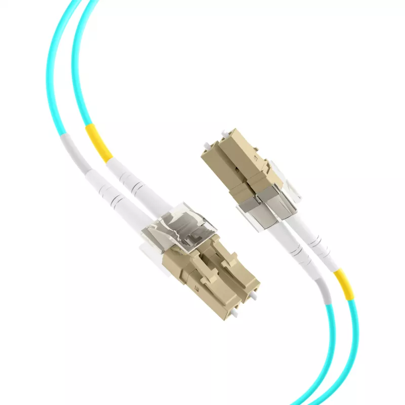EFB Elektronik IPL-DF-LCULCU-3-0100 - 1 m - OM3 - LC duplex - aqua
