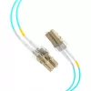 EFB Elektronik IPL-DF-LCULCU-3-0300 duplex OM3 LC/UPC naar LC/UPC glasvezel-patchkabel 3 m aqua LSZH