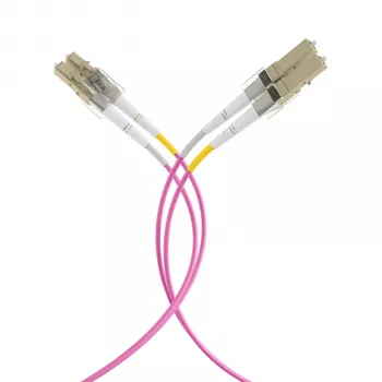 EFB Elektronik IPL-DF-LCULCU-4-0050 glasvezel-patchkabel, 0,5 m, OM4, LC duplex, aqua