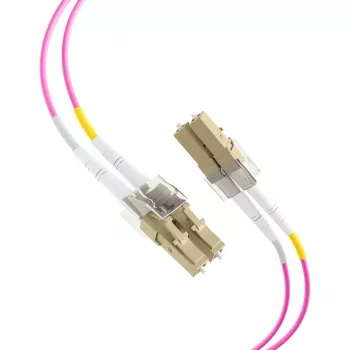EFB Elektronik IPL-DF-LCULCU-4-0050 glasvezel-patchkabel, 0,5 m, OM4, LC duplex, aqua