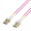 EFB Elektronik IPL-DF-LCULCU-4-0050 glasvezel-patchkabel, 0,5 m, OM4, LC duplex, aqua