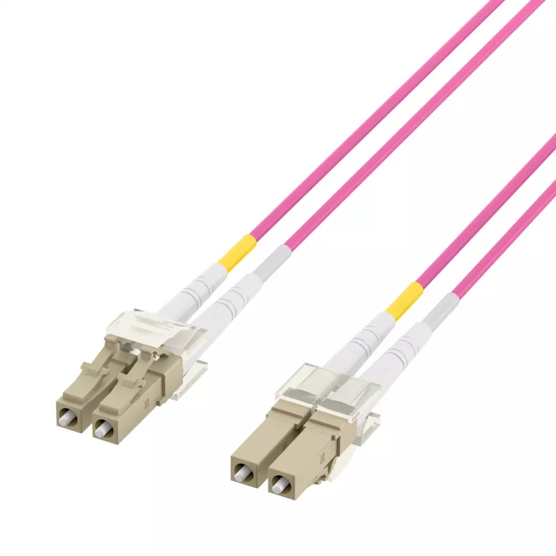 EFB Elektronik IPL-DF-LCULCU-4-0050 glasvezel-patchkabel, 0,5 m, OM4, LC duplex, aqua